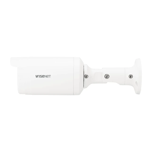 Alt view image 4 of 5 - HANWHA ANO-L7012R Wisenet IR Bullet Camera, White; 4MP Resolution, 1/3" CMOS Sensor, IR Visibility Up to 65.6 feet, Micro SD/SDHC/SDXC Onboard Memory Slot Up to 128GB, IP66, Fixed Focus