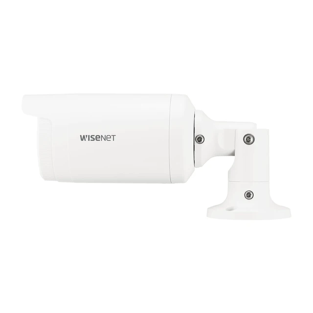 Alt view image 5 of 5 - HANWHA ANO-L7012R Wisenet IR Bullet Camera, White; 4MP Resolution, 1/3" CMOS Sensor, IR Visibility Up to 65.6 feet, Micro SD/SDHC/SDXC Onboard Memory Slot Up to 128GB, IP66, Fixed Focus