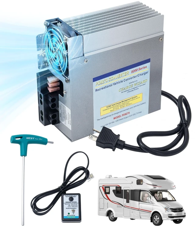 Main image of PD9270 70 Amp RV Power Converter Charger with Built-in Charge Wizard, 12V 9200 Series Smart Battery Charger Direct Replacement for Progressive Dynamics PD9270V, Inteli-Power, RV Camper Trailer