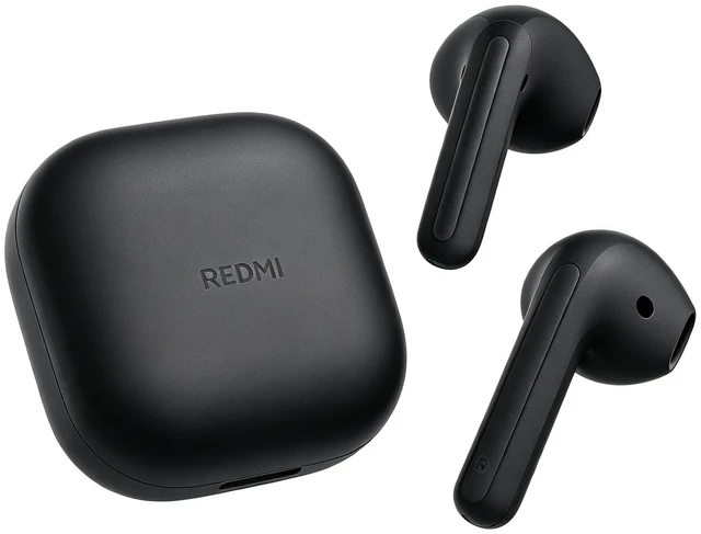 Main image of XIAOMI Redmi Buds 8 Active Wireless Earbuds, SemiinEar Design, 14.2mm Titanium Driver, DualMic AI Call Noise Reduction, 37H Playtime, Bluetooth 5.4, IP54 Water Resistant, Customizable EQ (Black