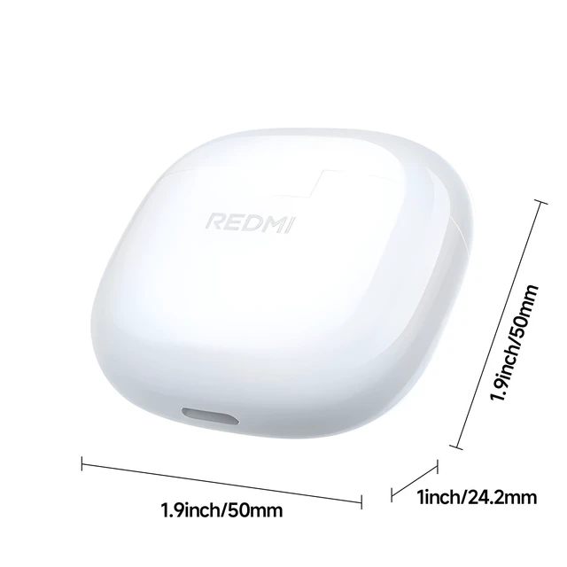 Alt view image 2 of 5 - XIAOMI Redmi Buds 8 Active Wireless Earbuds, SemiinEar Design, 14.2mm Titanium Driver, DualMic AI Call Noise Reduction, 37H Playtime, Bluetooth 5.4, IP54 Water Resistant, Customizable EQ (Black
