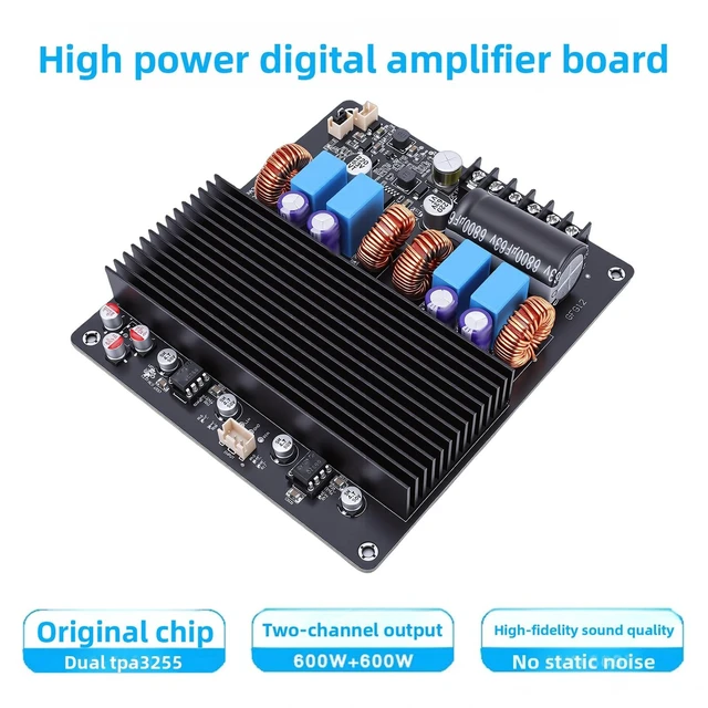 Alt view image 2 of 5 - YUEHISY TPA3255 Power Amplifier Board 85mR MOSFET Tech & Low Standby Power High Fidelity Sound Amplifier Board for Studio Monitors