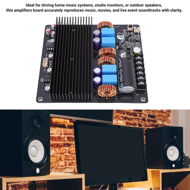 Alt view image 3 of 5 - YUEHISY TPA3255 Power Amplifier Board 85mR MOSFET Tech & Low Standby Power High Fidelity Sound Amplifier Board for Studio Monitors