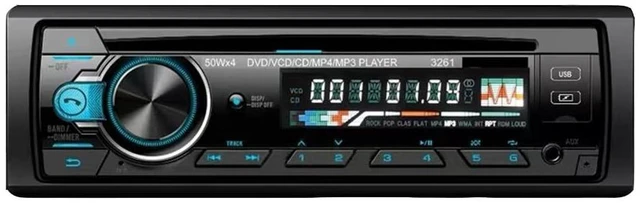 Main image of WEPARTICULAR Single Din 24V Car Radio DVD CD Player Car MP3 Stereo Car,Handsfree Audio Radio,Support Bluetooth/FM/USB/AUX
