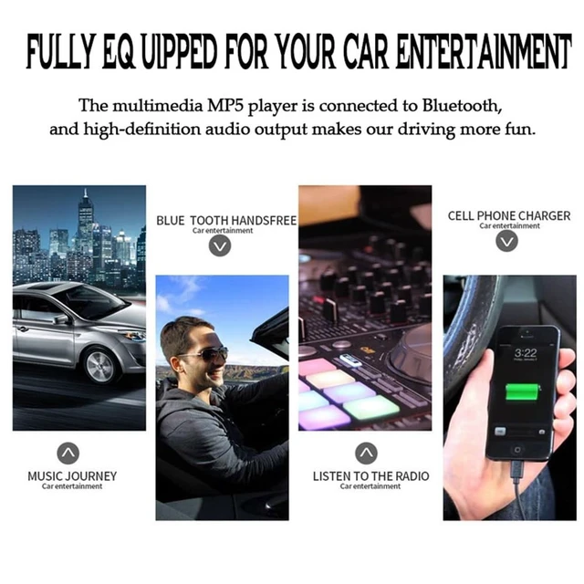 Alt view image 3 of 5 - WEPARTICULAR Single Din 24V Car Radio DVD CD Player Car MP3 Stereo Car,Handsfree Audio Radio,Support Bluetooth/FM/USB/AUX