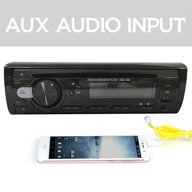 Alt view image 5 of 5 - WEPARTICULAR Single Din 24V Car Radio DVD CD Player Car MP3 Stereo Car,Handsfree Audio Radio,Support Bluetooth/FM/USB/AUX