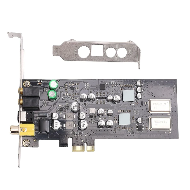 Alt view image 5 of 5 - LICAEVEY PCIE Sound Card, Professional HiFi Audio with Dual DACs and Headphone Drivers, Support for CM108AH Master Controller, ES9018K2M DAC, Optical Coaxial Digital Output