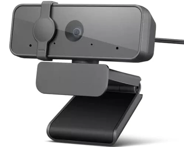Alt view image 3 of 5 - Lenovo NET_BO Essential FHD Webcam Grey, 1080p, Stereo Microphone, USB Camera for Live Streaming and Video Calling, Privacy Cover, Plug and Play, Desktop or Laptop, Windows, Mac, Grey