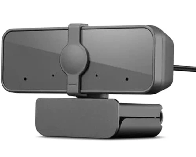 Alt view image 4 of 5 - Lenovo NET_BO Essential FHD Webcam Grey, 1080p, Stereo Microphone, USB Camera for Live Streaming and Video Calling, Privacy Cover, Plug and Play, Desktop or Laptop, Windows, Mac, Grey