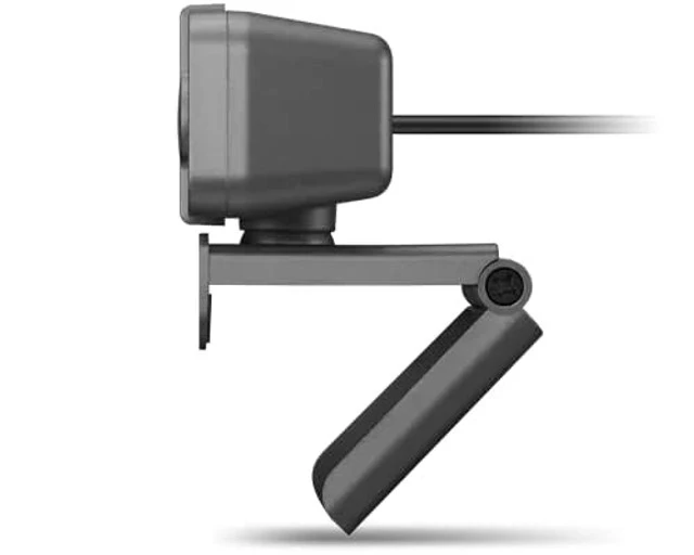 Alt view image 5 of 5 - Lenovo NET_BO Essential FHD Webcam Grey, 1080p, Stereo Microphone, USB Camera for Live Streaming and Video Calling, Privacy Cover, Plug and Play, Desktop or Laptop, Windows, Mac, Grey