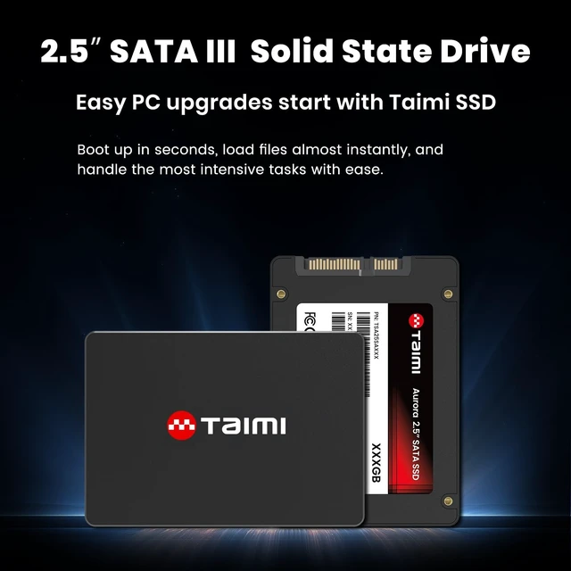 Alt view image 3 of 5 - Taimi 256GB 2.5" Internal SSD SATA III Solid State Drive TSA25MA256