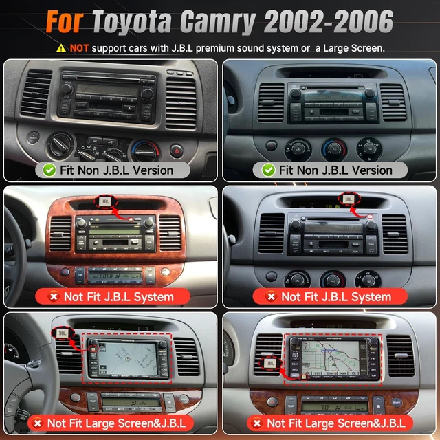 Alt view image 2 of 5 - Linux Fast Boot Car Radio for Toyota Camry 2002 2003 2004 2005 2006 Stereo
