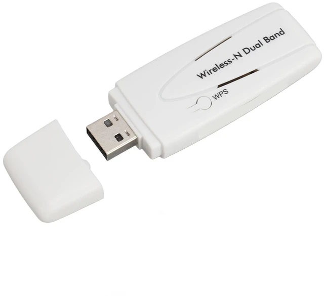 Main image of Fabater Wireless N Adaptor, 2.4G 5.8G 300Mbps Dual Band USB Wi Fi Adapter, for Ralink RT3572 Chipset for for 2019, Supports TV for WIS12ABGNX WIS09ABGN Series