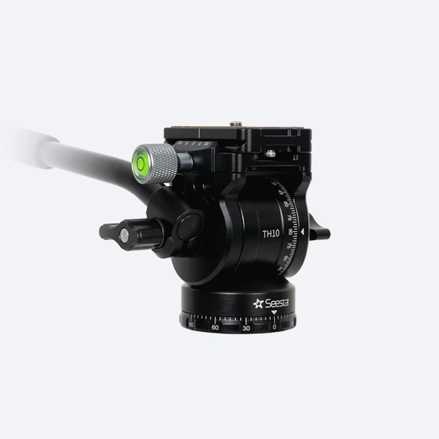Alt view image 2 of 5 - ZWO Seestar Fluid Tripod Head TH10 for Seestar Telescope Equatorial Mode