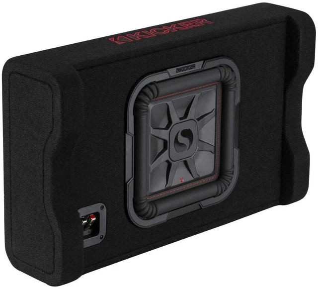 Main image of KICKER 49L7TDF102 Down-Firing 10" L7T 2-Ohm Subwoofer Enclosure, 500 Watts RMS