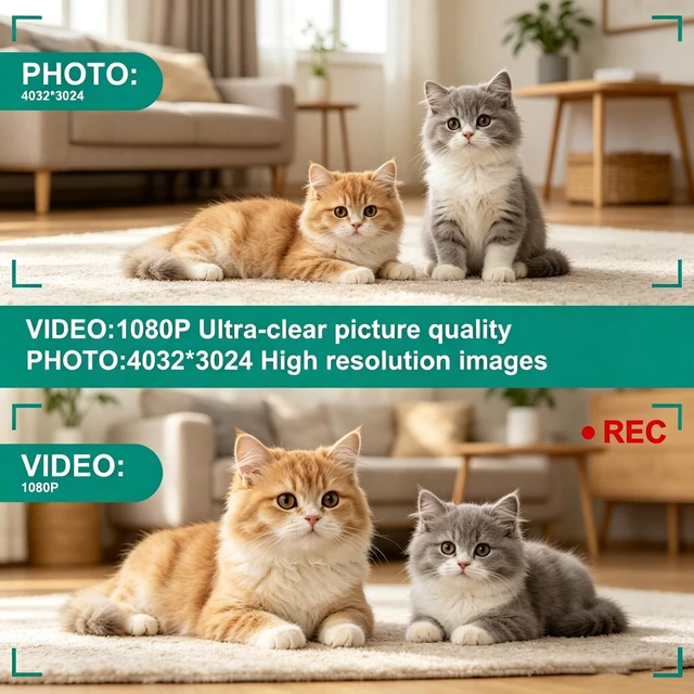Alt view image 2 of 5 - TAOZHI Mini Camera Pen 1080P HD Pet Security Small Cameras Nanny Cam