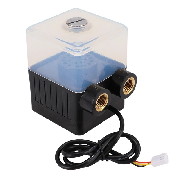 Alt view image 5 of 5 - Water Cooling Pump&,SC-400T DC 12V Ultra-Quiet Water Cooling Pump 4W Reservoir .300L/h for PC CPU Liquid Cooling System
