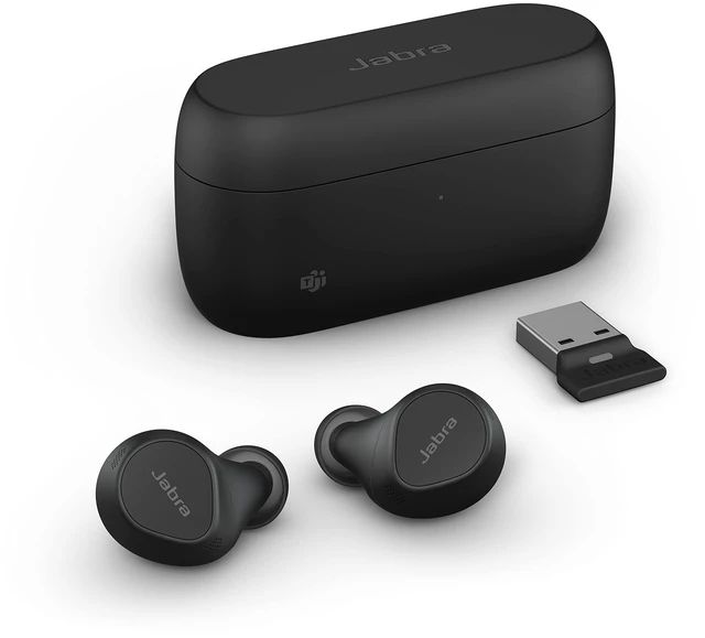 Main image of Jabra Evolve2 True Wireless Earbuds - in-Ear Bluetooth Earbuds with Active Noise Cancellation & 4-Mic MultiSensor Voice Technology - Microsoft Teams Certified, Works with All Meeting Ap
