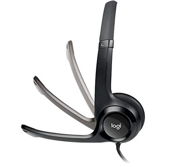 Alt view image 2 of 5 - Logitech H390 Wired Headband, Stereo Sound and USB Microphone with Noise Suppression, In-Cable Controls, PC/Mac/Laptop/Chromebook - Black