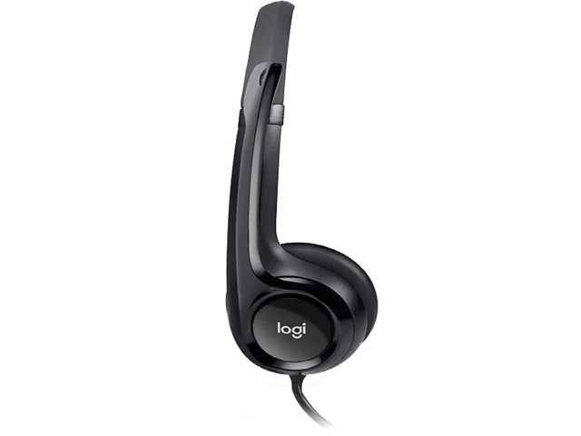 Alt view image 5 of 5 - Logitech H390 Wired Headband, Stereo Sound and USB Microphone with Noise Suppression, In-Cable Controls, PC/Mac/Laptop/Chromebook - Black
