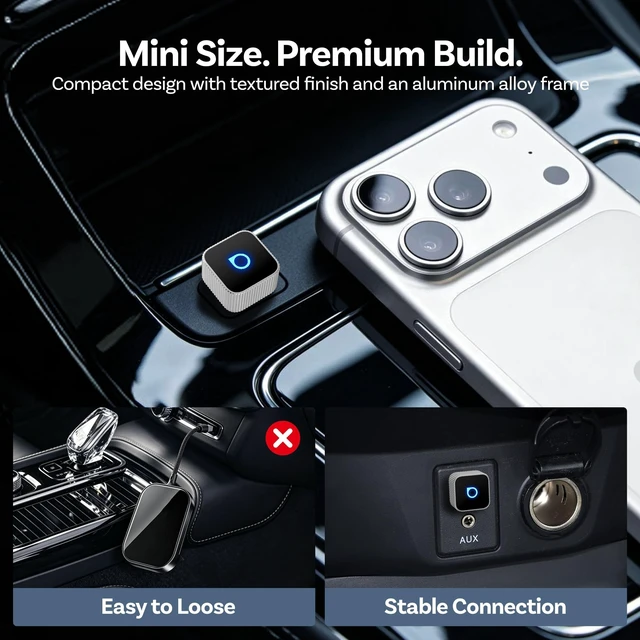 Alt view image 4 of 5 - OTTOCAST Mini Cube Wireless CarPlay Adapter & Android Auto Adapter