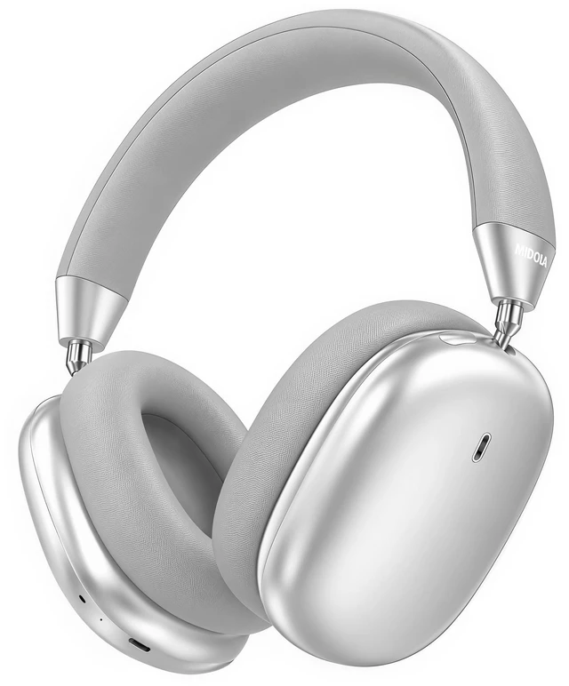 Main image of Wireless Over Ear Headphones,Active Noise Cancelling,Bluetooth 100H,Silver