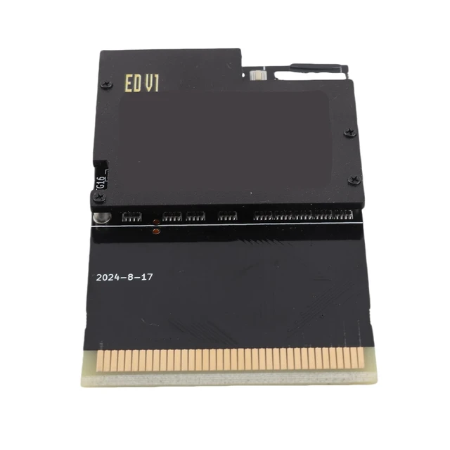 Alt view image 3 of 5 - Dioche PC Engine Game 1000 in 1 Black Gold Board Flash Card for PC Engine & TurboGrafx 16 - Supports NTSC & PAL - 8GB BuiltIn Memory - No Region Limitation