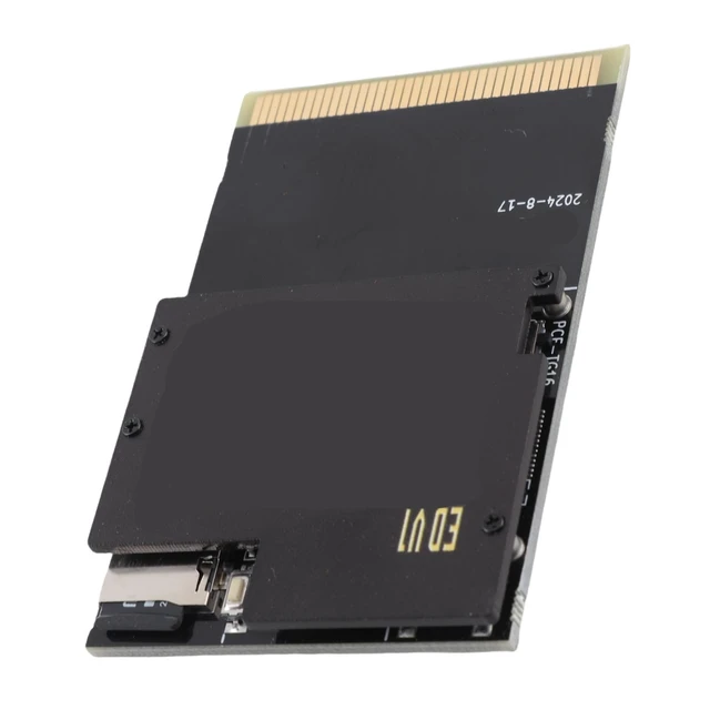 Alt view image 4 of 5 - Dioche PC Engine Game 1000 in 1 Black Gold Board Flash Card for PC Engine & TurboGrafx 16 - Supports NTSC & PAL - 8GB BuiltIn Memory - No Region Limitation