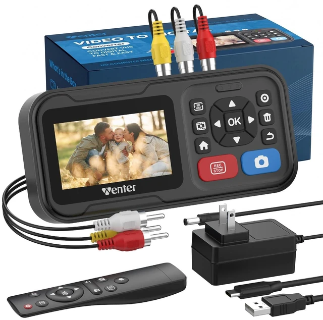Main image of WENTER VHS to Digital ConverterVideo to Digital Converter Capture Recorder