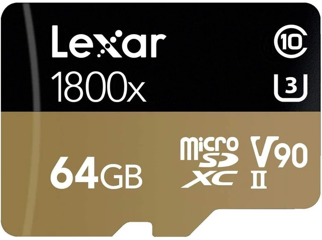 Main image of Lexar Professional 1800x 64GB microSDXC UHS-II Card (LSDMI64GCBNA1800A)