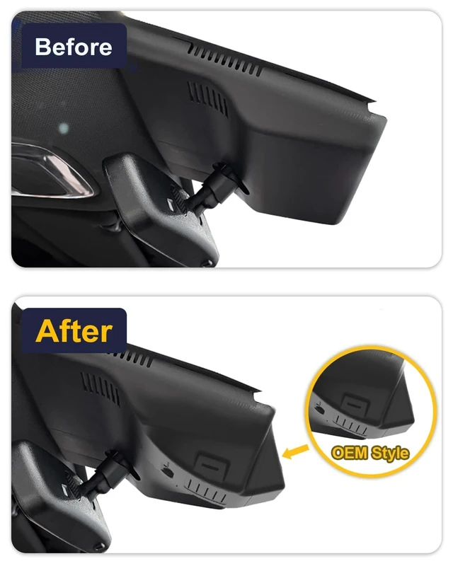 Alt view image 4 of 5 - Fitcamx Front 4K+Rear 1080P Dash Cam for 2025-2026 Hyundai IONIQ 5 & IONIQ5 N (Has 7 Vents/HD2-Ni000), OEM Look, 2 Way HD Video, WiFi & APP, Loop Recording, Gravity Sensor, Easy to Use, 128GB Card