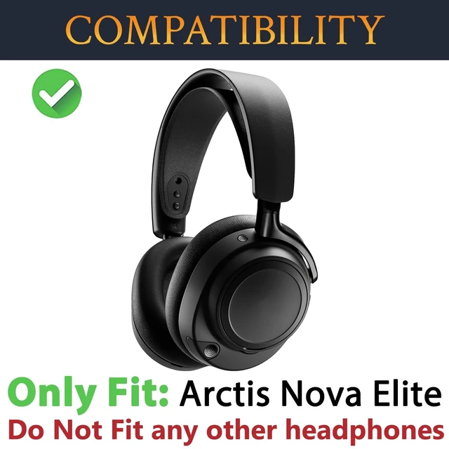 Alt view image 2 of 4 - SOULWIT Earpads for Arctis Nova Elite - Black