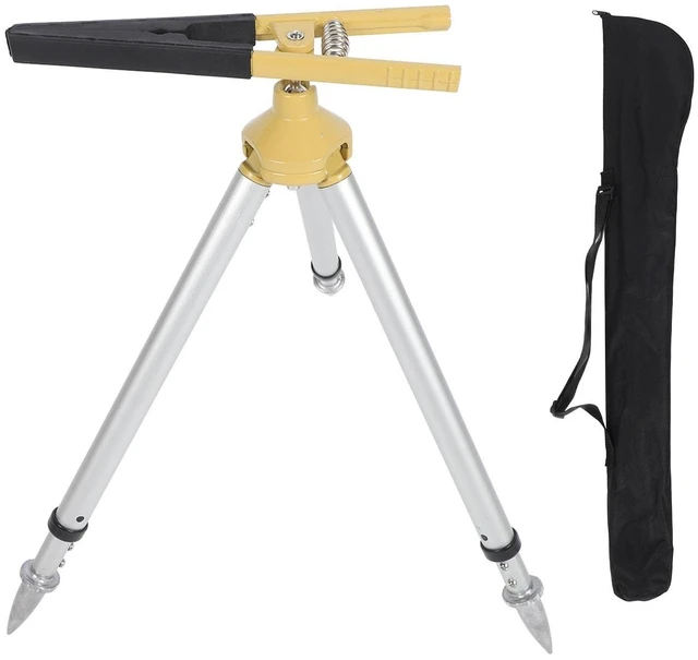 Main image of Aluminum Alloy Total Station Tripod Stand, Adjustable Mini Prism Pole Support System 46-60cm, Lightweight Portable Survey Tripod for Difficult Access Locations
