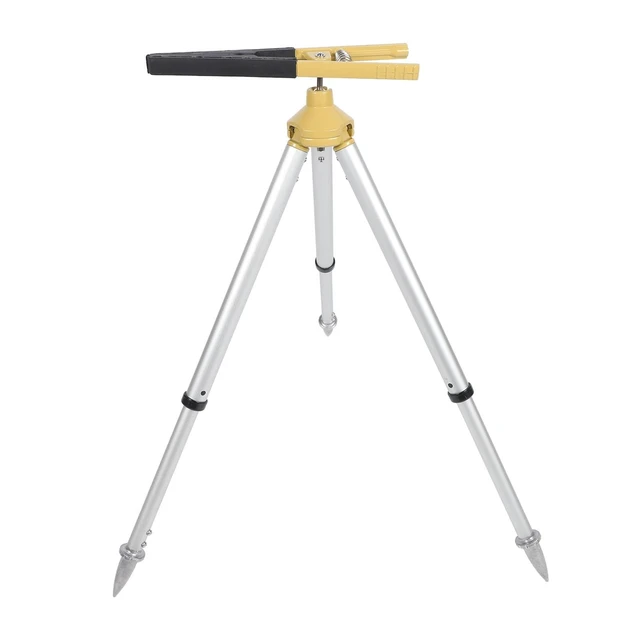 Alt view image 4 of 5 - Aluminum Alloy Total Station Tripod Stand, Adjustable Mini Prism Pole Support System 46-60cm, Lightweight Portable Survey Tripod for Difficult Access Locations