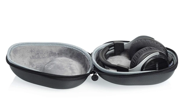 Alt view image 5 of 5 - Slappa Full-Sized HardBody PRO Headphone Case for Audio Technica, Beats, Sony + many more; Black - Dimple (SL-HP-07)