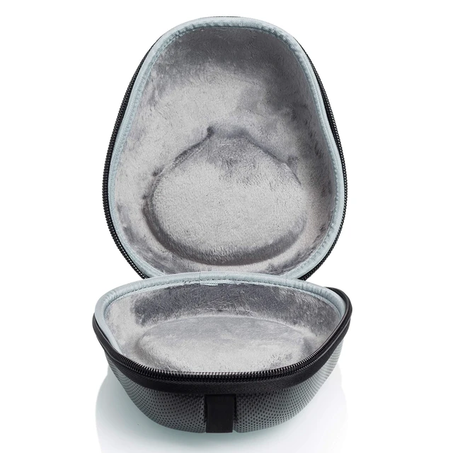 Alt view image 4 of 5 - Slappa Full-Sized HardBody PRO Headphone Case for Audio Technica, Beats, Sony + many more; Black - Dimple (SL-HP-07)