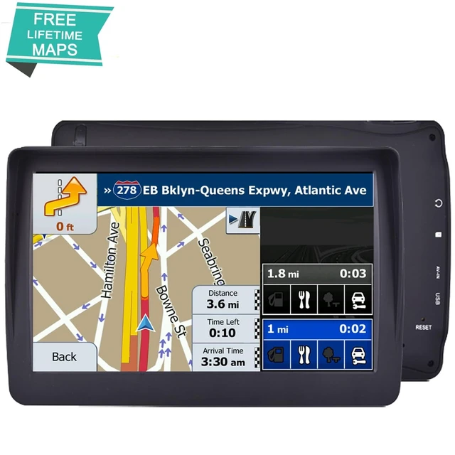 Alt view image 2 of 5 - 7 Inch Car Truck GPS Navigator, 2026 Latest Maps, Voice Speeding Warning