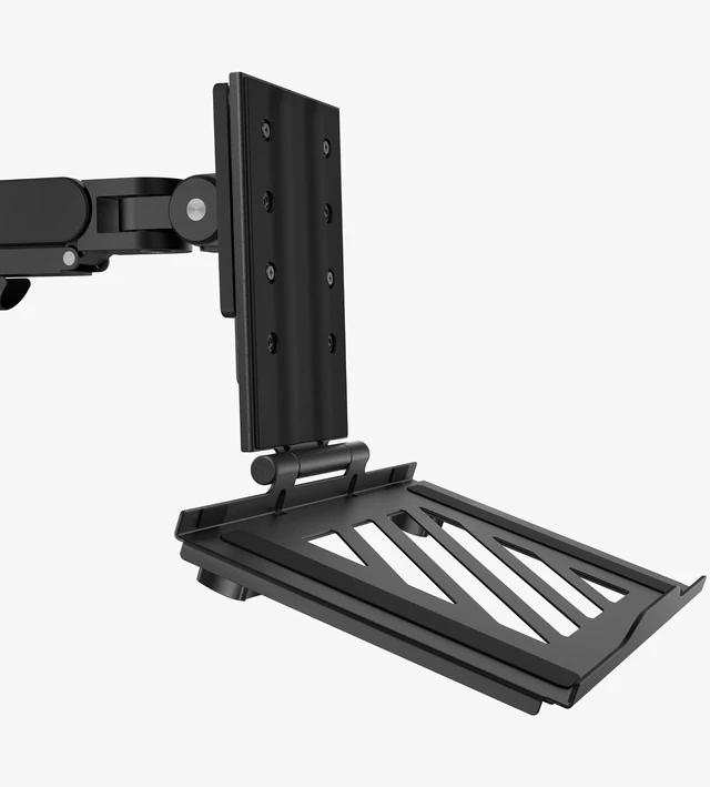 Main image of BenQ Laptop Tray for Monitor Arm. Up to 17" 11lbs Notebook. Protective Pads