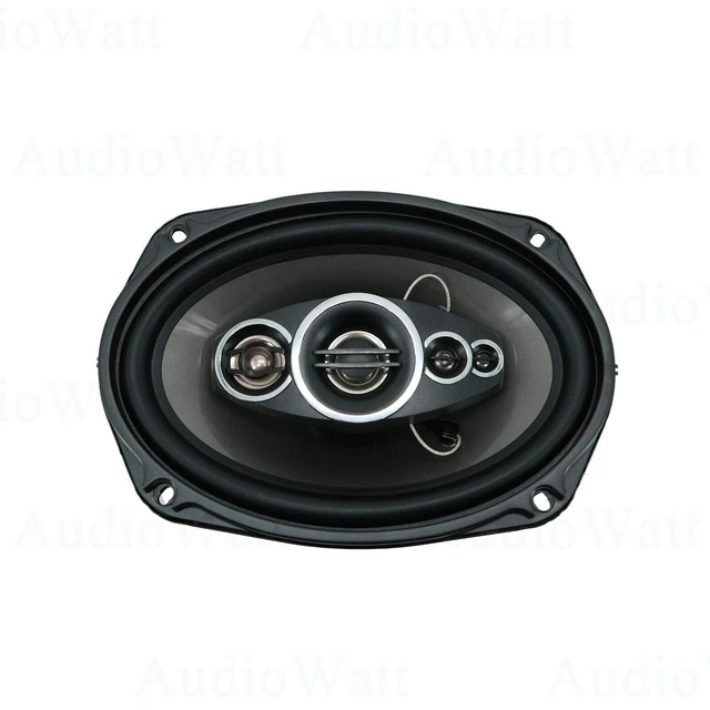 Alt view image 5 of 5 - Audiobank AB-690 6 x 9 Inch 5-Way Car Audio Coaxial Speakers, 4-Pack, 1400W Peak Power Handling, 4 Ohm Impedance - Full-Range Stereo Door or Rear Deck Replacement