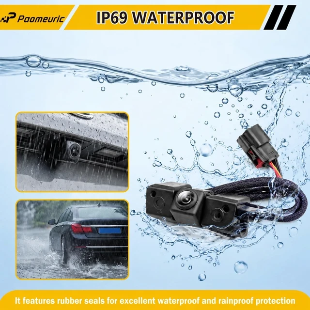 Alt view image 3 of 5 - 23306741 Rear View Backup Camera Compatible for Chevy Cheyenne 2014-2015