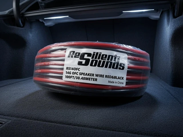 Alt view image 3 of 5 - Resilient Sounds 14G OFC Competition Grade Speaker Wire Red/Black 100FT