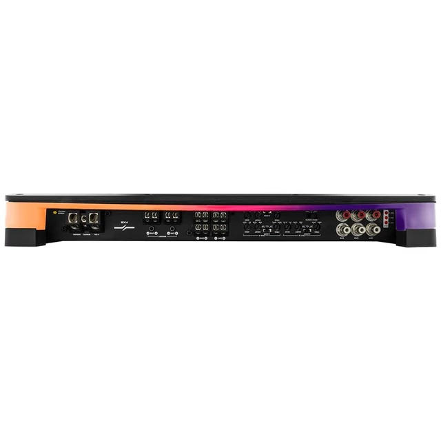 Alt view image 4 of 5 - DS18 FX6 6-Channel Amplifier with Acrylic Cover and Flush Mount with RGB Dream LED Lights for Custom Installation - Class D 6 X 180 Watts @ 4 Ohm 4500W Peak Power - Versatile Installation Options
