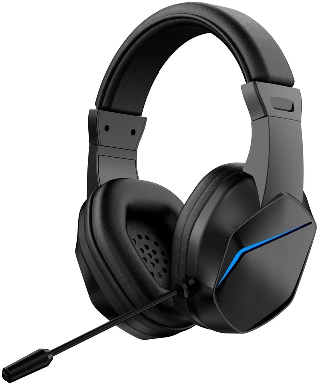 Main image of LAISANIM Wireless BT Gaming Headset Over-Ear with 40mm Drivers and LED Lights - Low Latency Sound Sync, Omnidirectional Microphone for Esports and Live Streaming