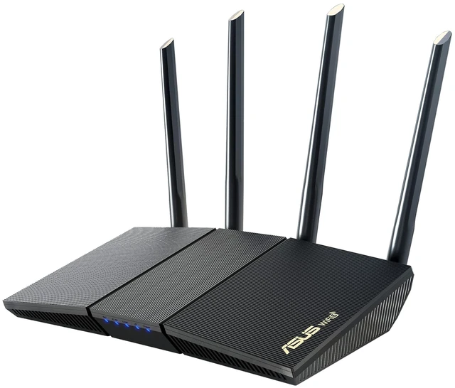 Main image of ASUS RT-AX1800S Dual Band WiFi 6 Extendable Router, Subscription-Free Network Security, Parental Control, Built-in VPN, AiMesh Compatible, Gaming & Streaming, Smart Home