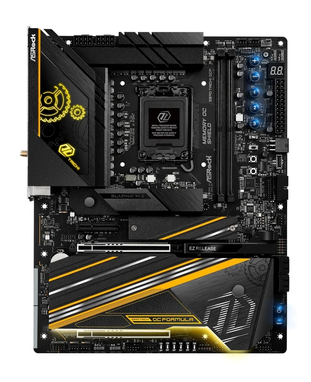 Alt view image 2 of 5 - ASRock Z890 Taichi OCF Intel Core Ultra LGA1851 RL-ILM ATX Motherboard DDR5 10133 MHz 128 GB WiFi 7 Thunderbolt