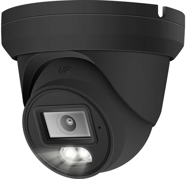 Main image of Marquis 4MP PoE IP Turret Dome Camera with Audio, IP Security Camera Outdoor Rated, Waterproof IP66, 108 Wide Angle 2.8mm Lens NDAA Compliant (Color Night) Black Housing