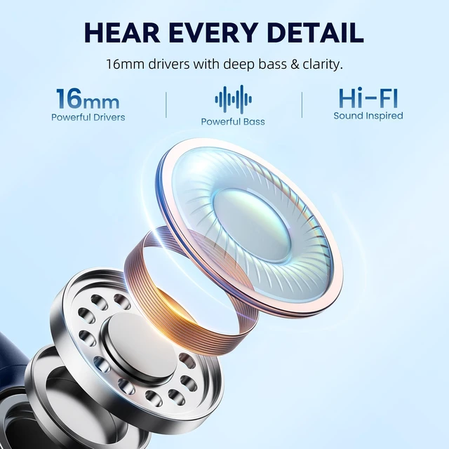 Alt view image 3 of 5 - HIFI WALKER Bone Conduction Headphones Waterproof Swimming Headset, Wireless Bluetooth 5.3 for Sport