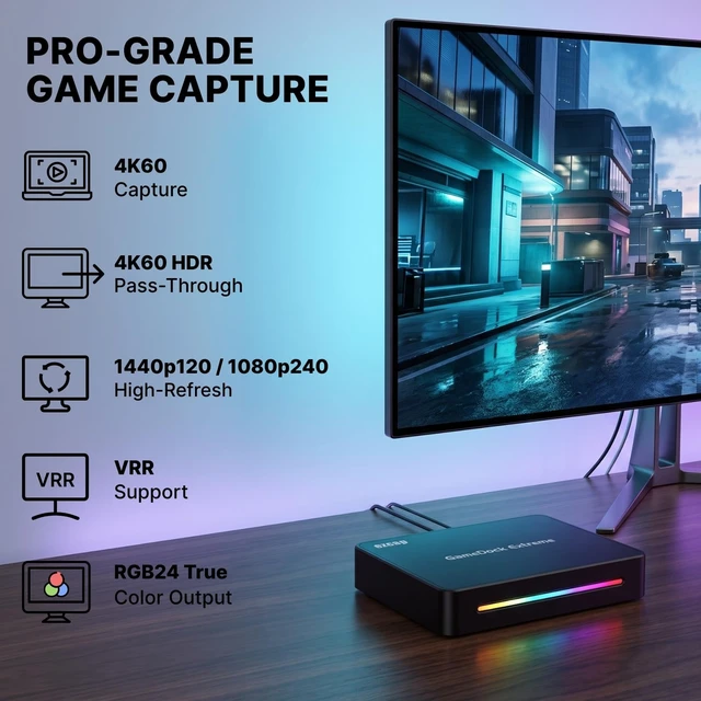 Alt view image 2 of 5 - ezcap386 4K HDMI Video Capture Card, 4K60 Ultra-Low Latency