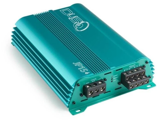 Main image of Down4Sound JP154 Teal 1000W RMS 4-Channel Class D Car Audio Amplifier