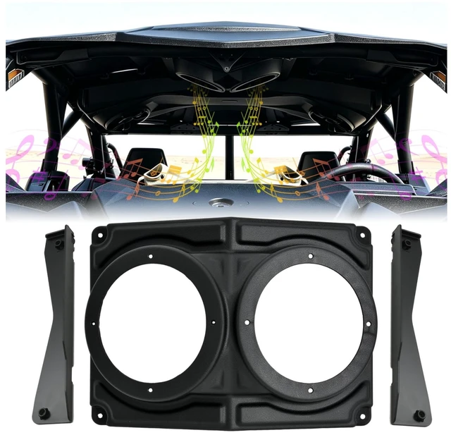 Main image of POKIAUTO Overhead Roof 6.5'' Speaker Pod for Can Am Maverick X3 MAX 2017+